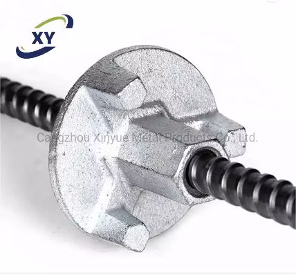 D15/17 Barra filettata in acciaio per tondo per cemento armato laminato a caldo e tirante per cassaforma con dado ad alette per materiale da costruzione